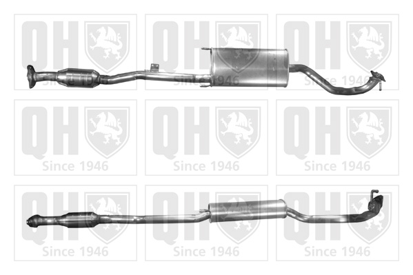 QUINTON HAZELL QCAT92690H Approved Καταλύτης for LEXUS