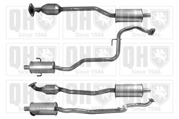 QUINTON HAZELL QCAT92866H Approved Καταλύτης for TOYOTA