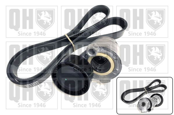 QUINTON HAZELL QDK117 Σετ ιμάντων poly-V for DACIA LADA NISSAN RENAULT