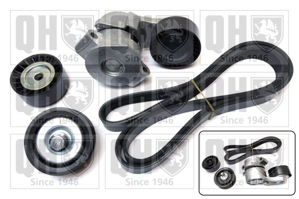 QUINTON HAZELL QDK146 Σετ ιμάντων poly-V for CITROËN FORD PEUGEOT