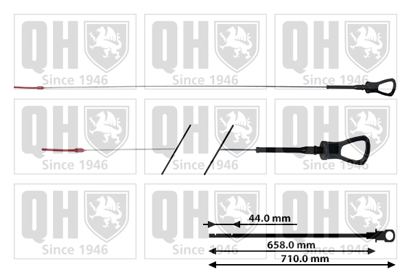 QUINTON HAZELL QOD170 Oil Dipstick for BMW