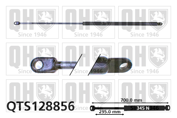 QUINTON HAZELL QTS128856 Gas Spring, boot/cargo area for SAAB