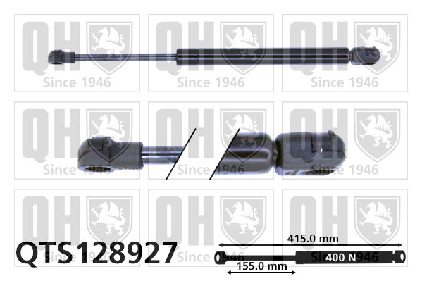 QUINTON HAZELL QTS128927 Gas Spring, boot/cargo area for BMW