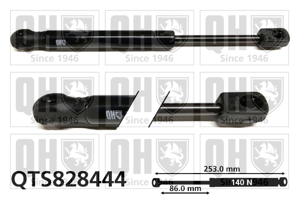 QUINTON HAZELL QTS828444 Αμορτισέρ αερίου (πορτμπαγκάζ/χώρος αποσκευών) for BMW