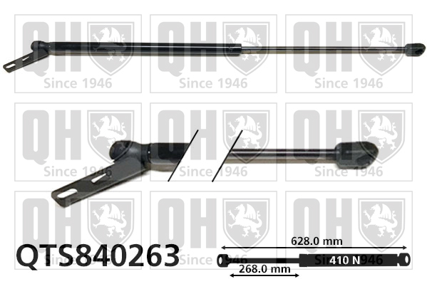 QUINTON HAZELL QTS840263 Gas Spring, boot/cargo area for SUBARU