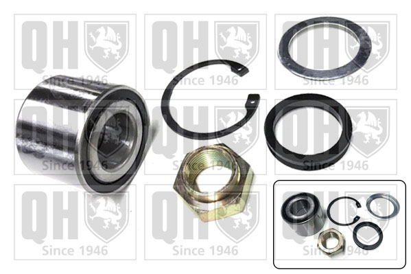 QUINTON HAZELL QWB503 Σετ ρουλεμάν τροχών for CITROËN DACIA PEUGEOT