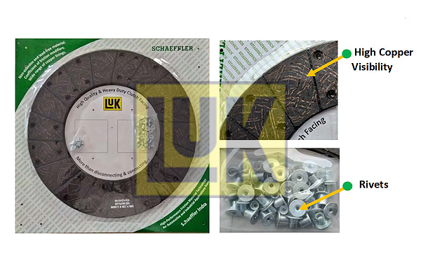 LuK 434 1216 10 Reibbelag, Kupplungsscheibe