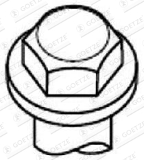 GOETZE 22-01310B Sada skrutiek hlavy valcov