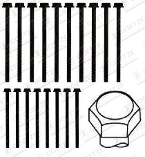 GOETZE 22-18011B Σετ βίδες κυλινδροκεφαλής for FORD FORD AUSTRALIA JAGUAR JMC LAND ROVER LDV LTI