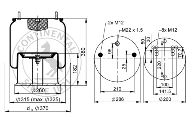 CONTITECH AIR SPRING 4035 N...