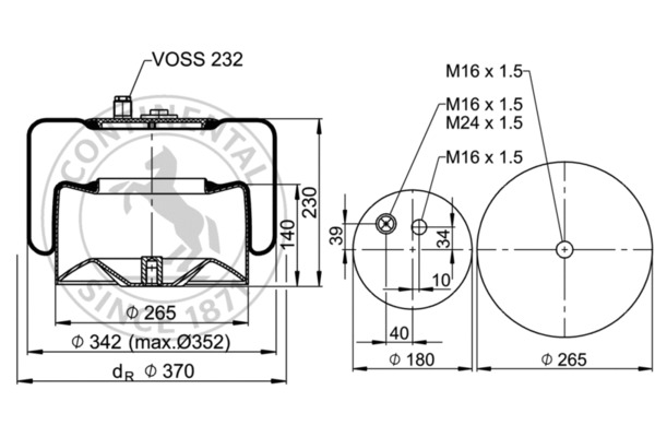 CONTITECH AIR SPRING 4186 N...