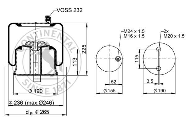 CONTITECH AIR SPRING 4786 N...