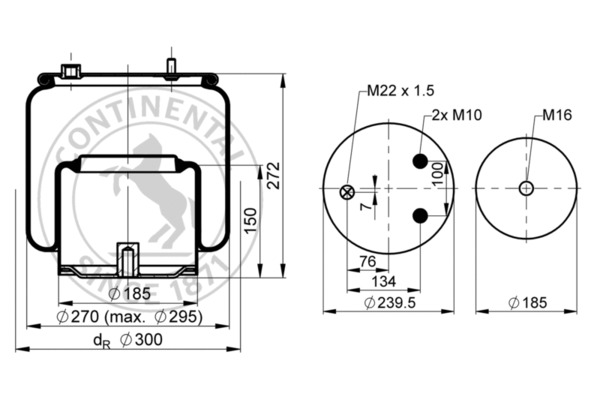 CONTITECH AIR SPRING 6435 N...