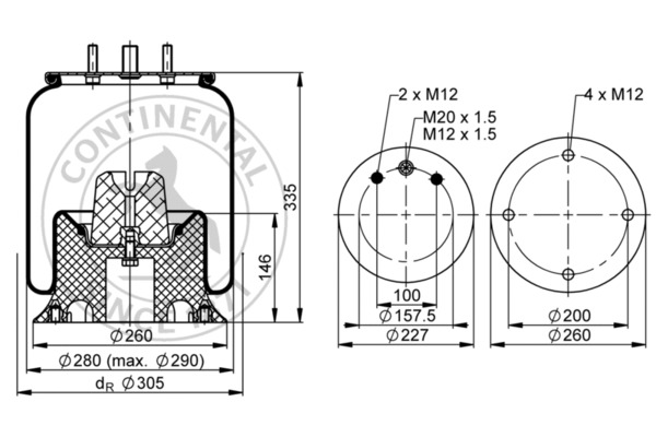 CONTITECH AIR SPRING 6618 N...