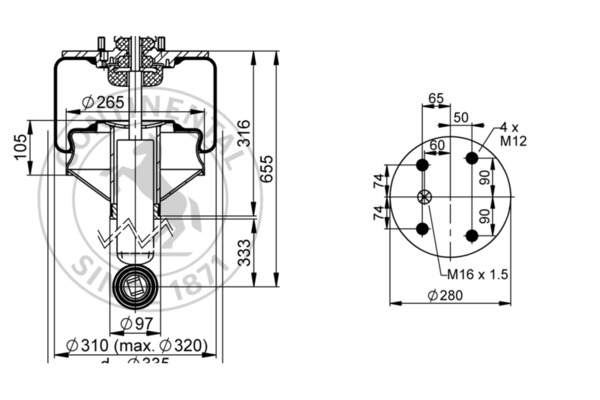 CONTITECH AIR SPRING 661 N...