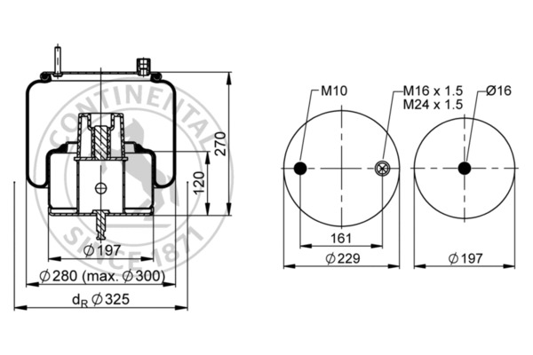 CONTITECH AIR SPRING 6635 N...