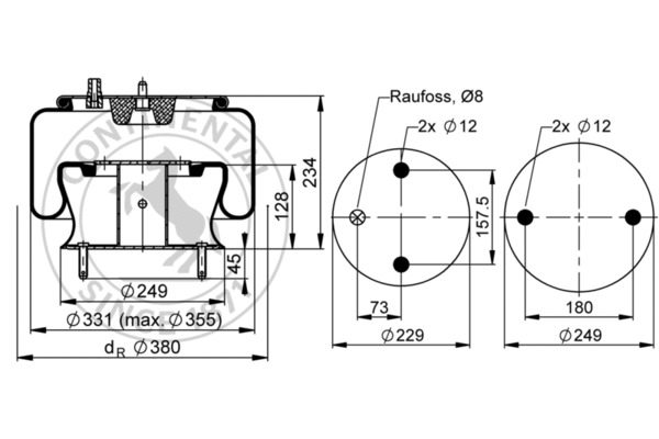 CONTITECH AIR SPRING 6704 N...