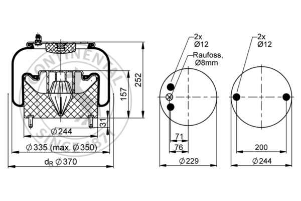 CONTITECH AIR SPRING 6718 N...