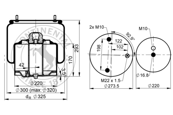 CONTITECH AIR SPRING 6751 N...