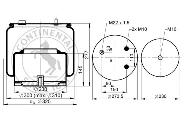 CONTITECH AIR SPRING 6755 N...