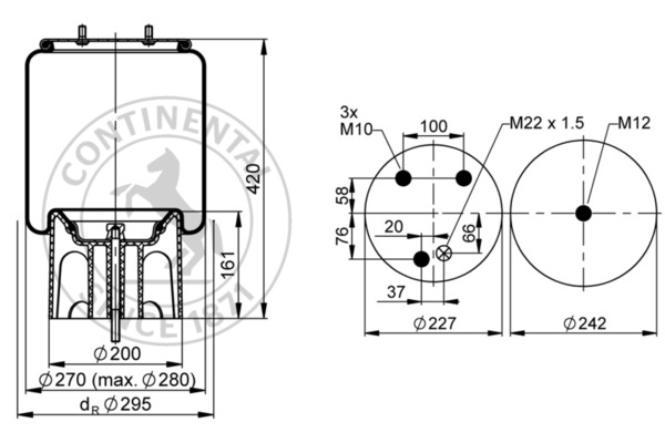 CONTITECH AIR SPRING 792 N...