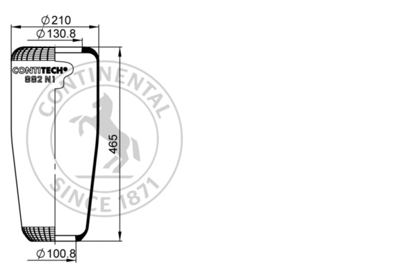 CONTITECH AIR SPRING 882 N1...