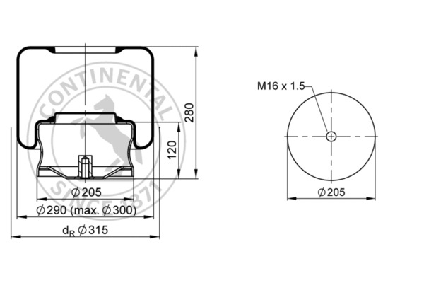 CONTITECH AIR SPRING 946 N...