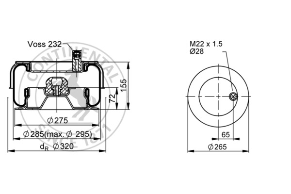 CONTITECH AIR SPRING SK...