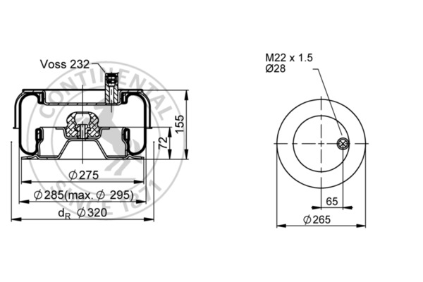 CONTITECH AIR SPRING SK...