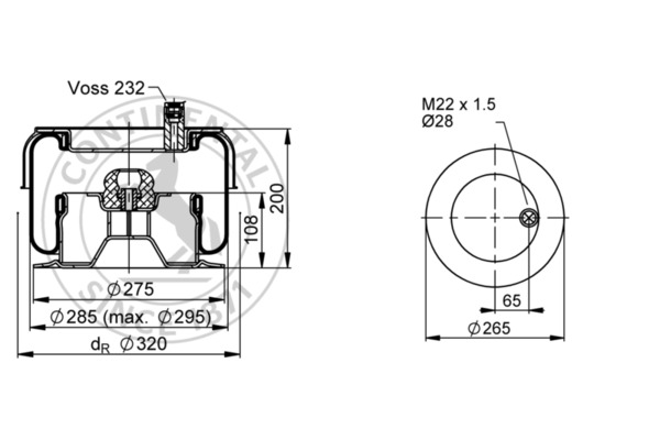 CONTITECH AIR SPRING SK...