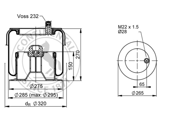 CONTITECH AIR SPRING SK...