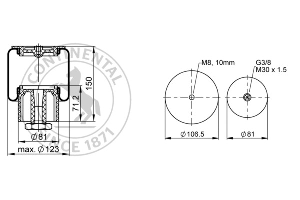 CONTITECH AIR SPRING SZ...