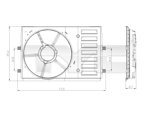 TYC 837-0035-1 държач,...