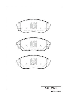 MINGTAI MP3594 BRAKE PAD FR KIA SORENTO