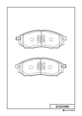 MINGTAI MP3648 BRAKE PAND NAVARA 157MM