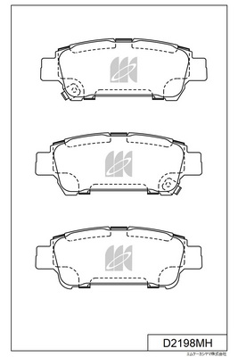 MINGTAI MP3526 ΔΙΣΚΟΦΡΕΝΑ  TOYOTA ALPHARD,ESTIMA