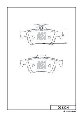 MINGTAI MP3638 ΔΙΣΚΟΦΡΕΝΑ  SABB 9-3,VOLVO S40,MAZDA 3 *