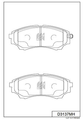 MINGTAI MP3517 ΔΙΣΚΟΦΡΕΝΑ MAZDA  B2500  2002on