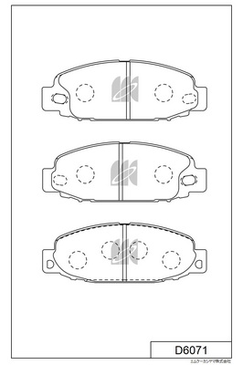 MINGTAI MP3289 ΔΙΣΚΟΦΡΕΝΑ CANTER 2700  FB300,320,