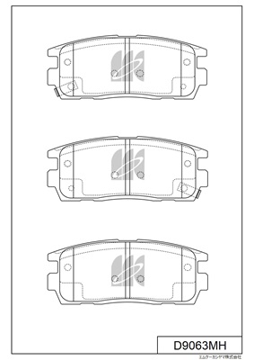 MINGTAI MP3684 ΔΙΣΚΟΦΡΕΝΑ DAEWOO CAPTIVA REAR  2007on