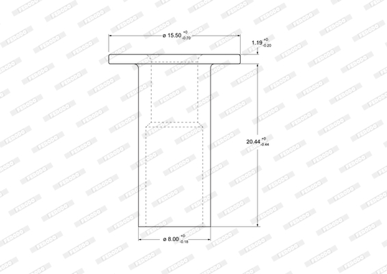 FERODO 93060 Federal-Mogul Rivet, drum brake lining for DAF IVECO MAN MERCEDES-BENZ