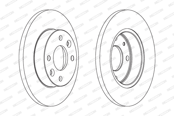 FERODO DDF055 PREMIER Disc...