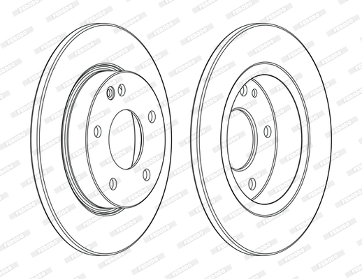 FERODO DDF1034C Discofreno