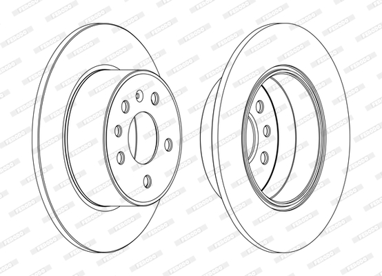 FERODO DDF1083C Discofreno