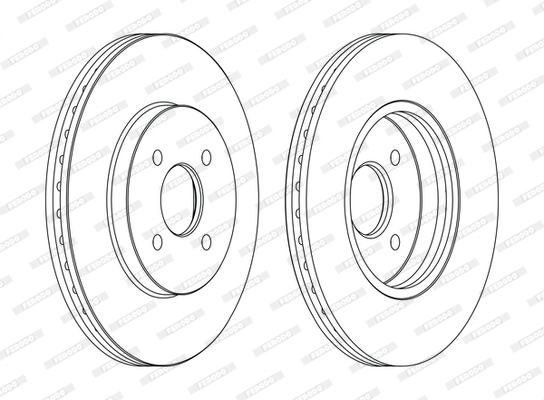 FERODO DDF1195C Discofreno
