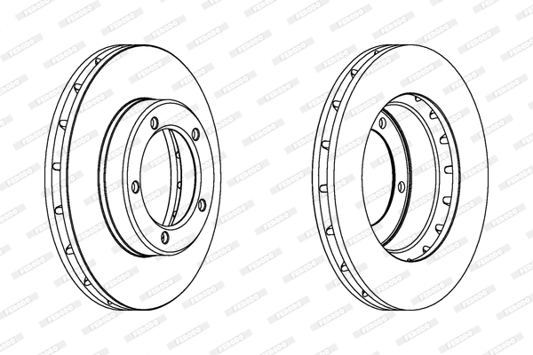 FERODO DDF1211C-1 Discofreno