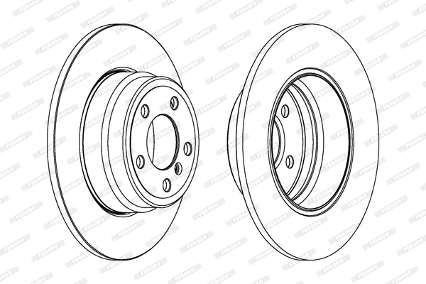 FERODO DDF1255C-1 Discofreno