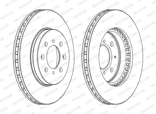 FERODO DDF1281C Discofreno