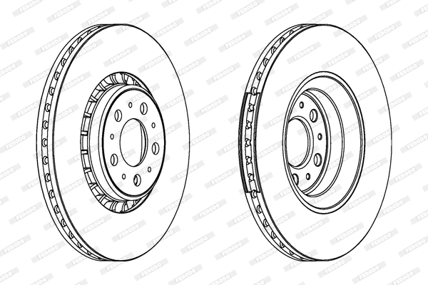 FERODO DDF1371C-1 Discofreno