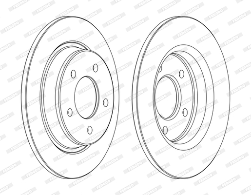 FERODO DDF1546C Discofreno